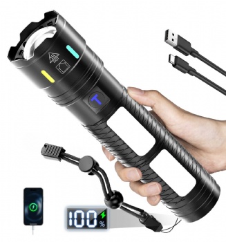 TH006  4 Mode Rechargeable Flashlights 2000 High Lumens