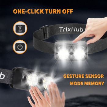 TH101 6 Mode Waterproof Head Light Flashlight