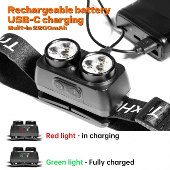 TH101 6 Mode Waterproof Head Light Flashlight