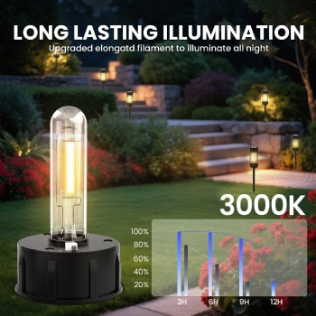 TH301 8 Pack Solar Powered Garden Lights