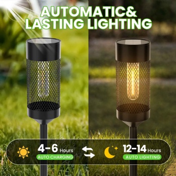 TH301 8 Pack Solar Powered Garden Lights