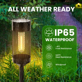 TH301 8 Pack Solar Powered Garden Lights