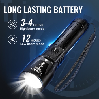 TH003 5 Mode Rechargeable Flashlights 2 Pack
