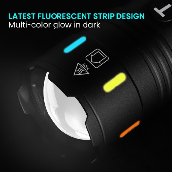 TH006  4 Mode Rechargeable Flashlights 2000 High Lumens
