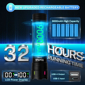 TH006  4 Mode Rechargeable Flashlights 2000 High Lumens